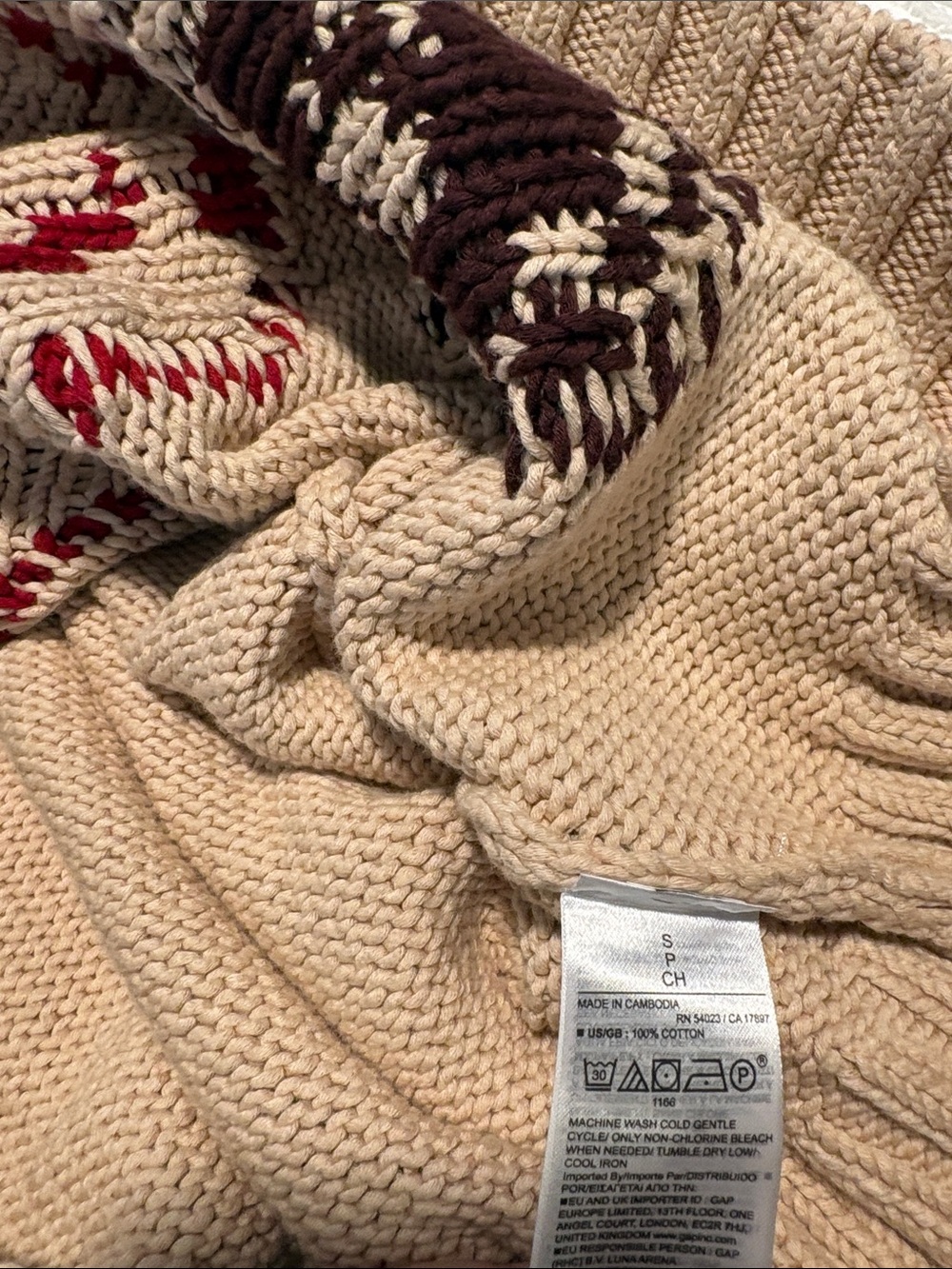 Banana Republic Women’s Cream Rose-Graphic Sweater - Picture 10 of 10